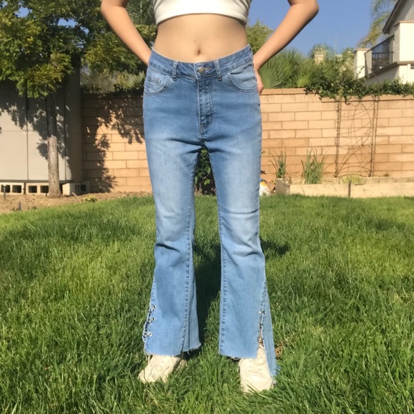 Hook & Eye Flare Jeans - Picture 3 of 4